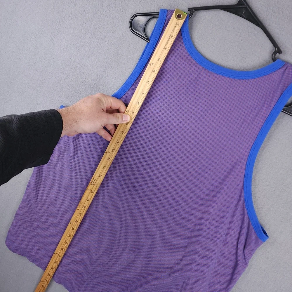 Nike Tank Top Mens XXL Purple Blue‎ Athletic Cut Graphic Sleeveless Streetwear